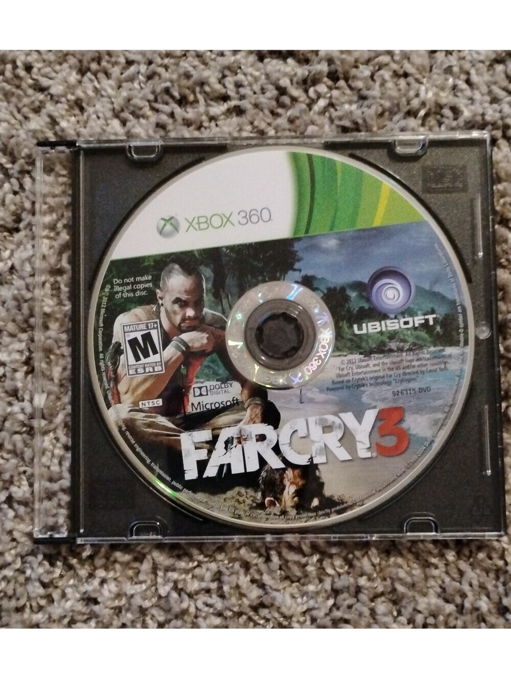 Far Cry 3 (Xbox 360) - Disc Only with Jewel Case